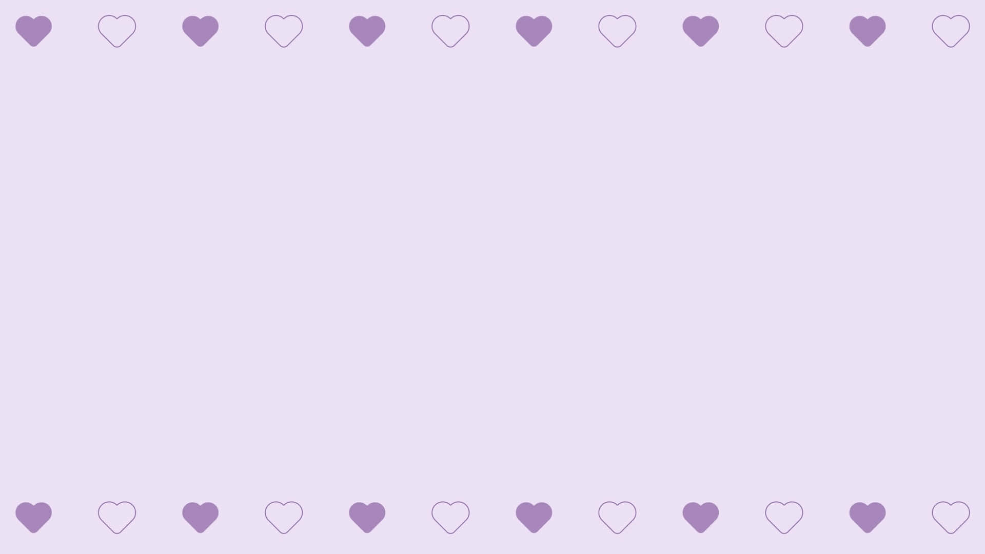cute hearts, soft lavender background, solid hearts, Full HD Desktop Wallpaper