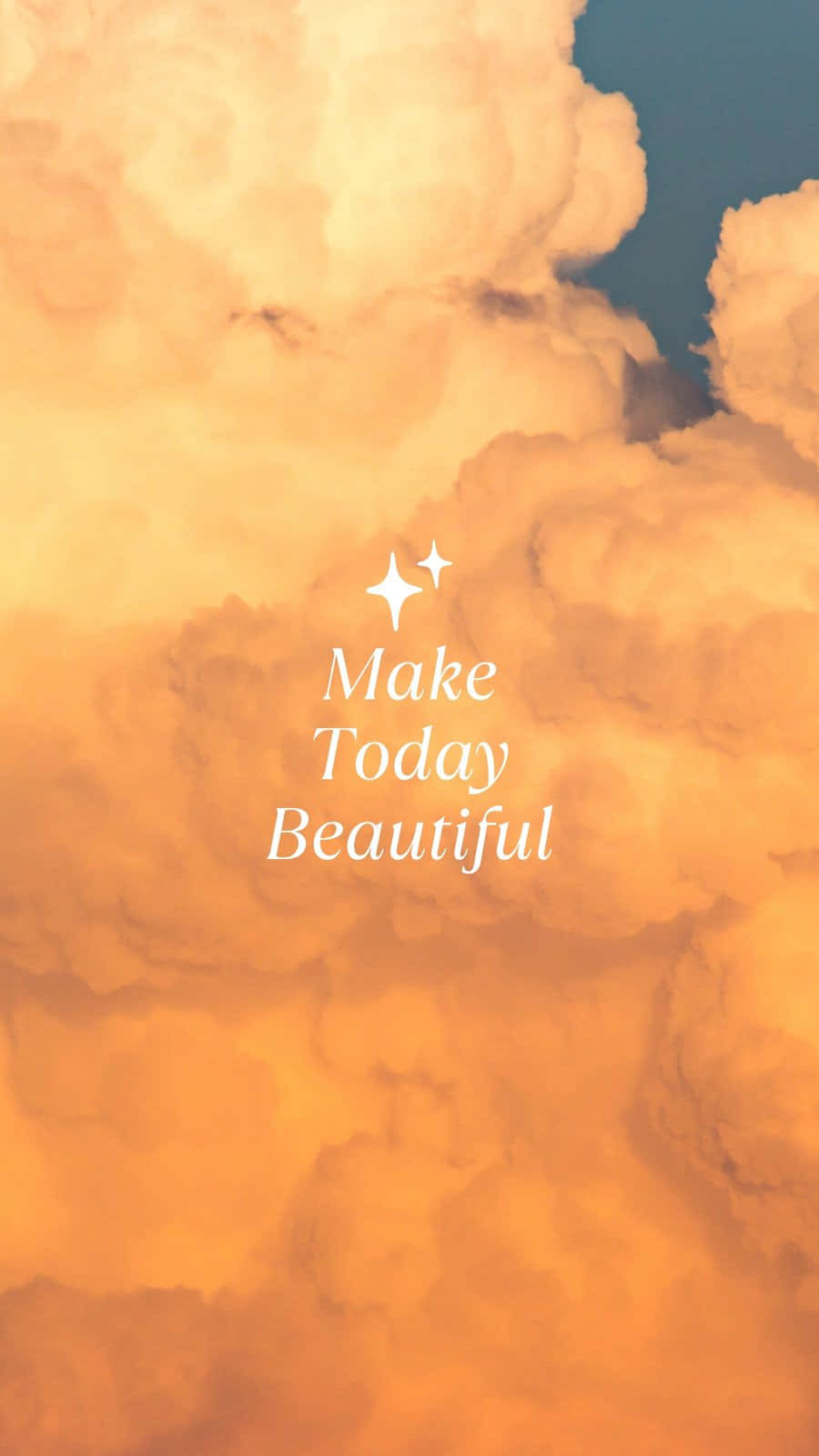 orange aesthetic, vibrant orange clouds, teal backdrop, HD Phone Wallpaper