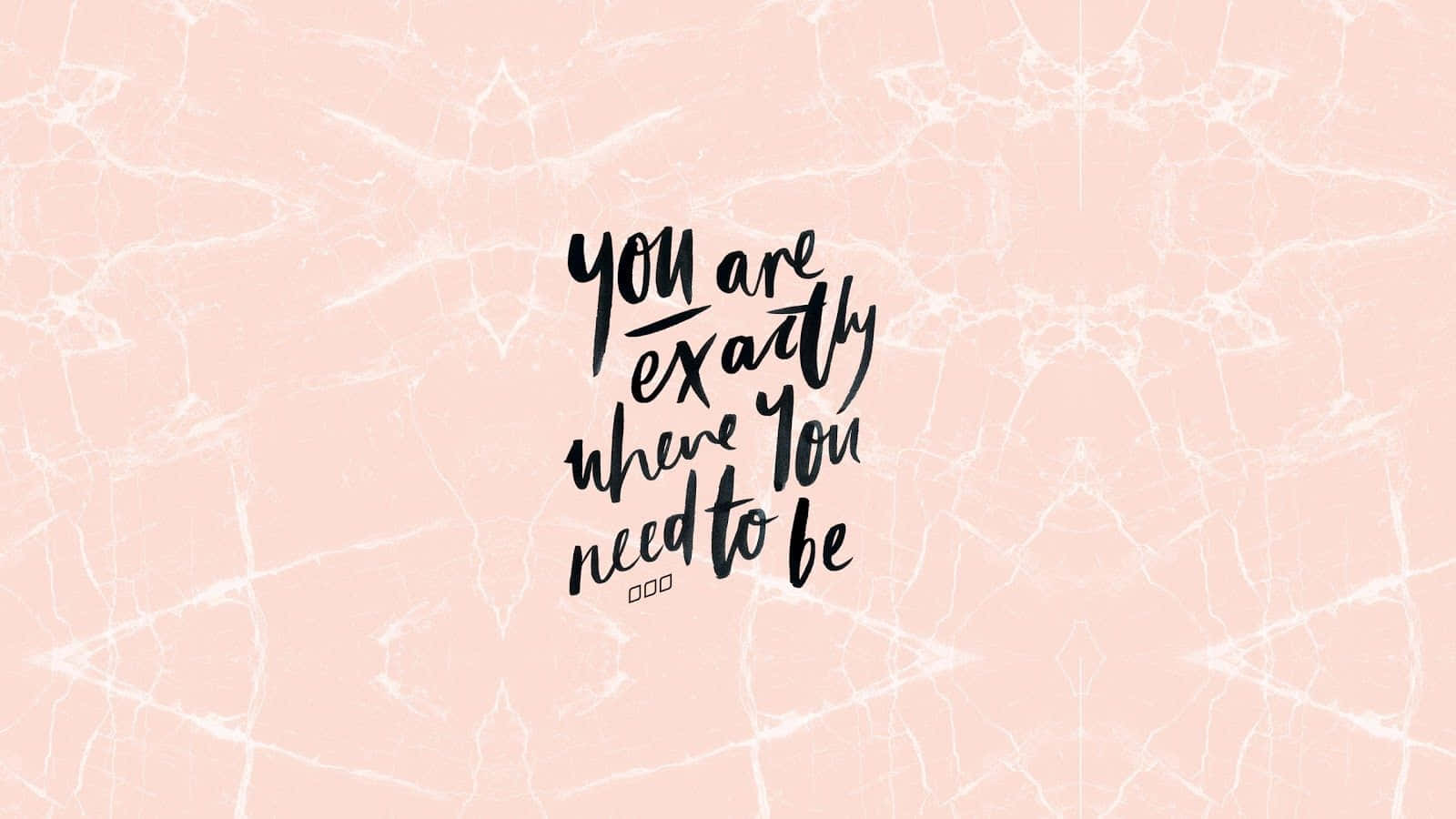 soft pink marble background, white veining, black handwritten motivational quote, HD Desktop Wallpaper
