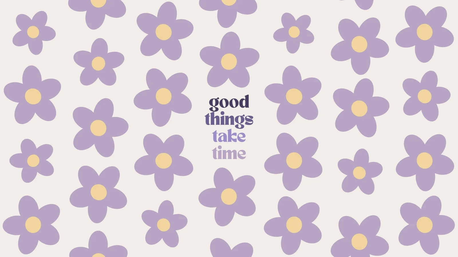 purple flowers, yellow centers, light gray background, HD Desktop Wallpaper
