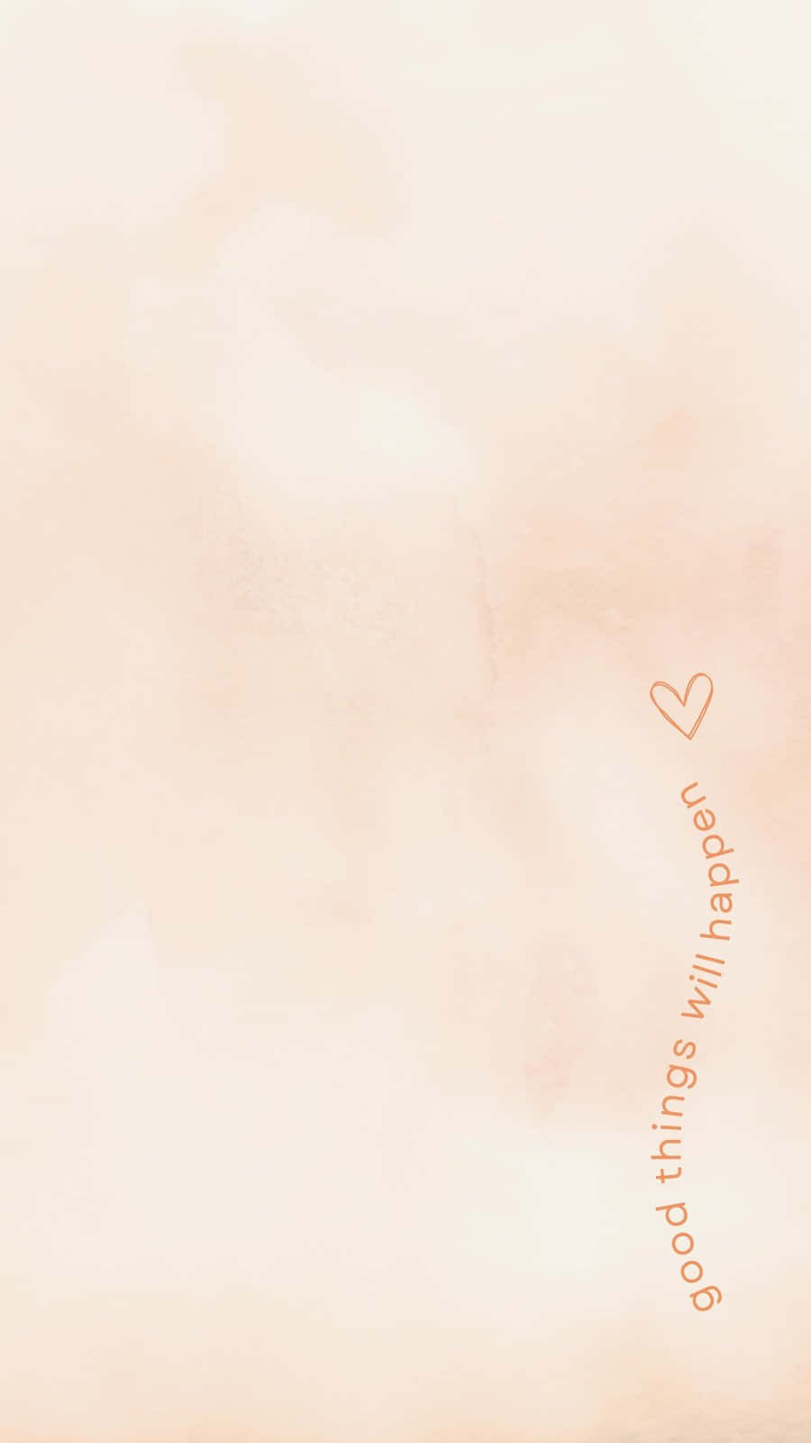 beige cream, soft peach watercolor background, vertical text, HD Phone Wallpaper