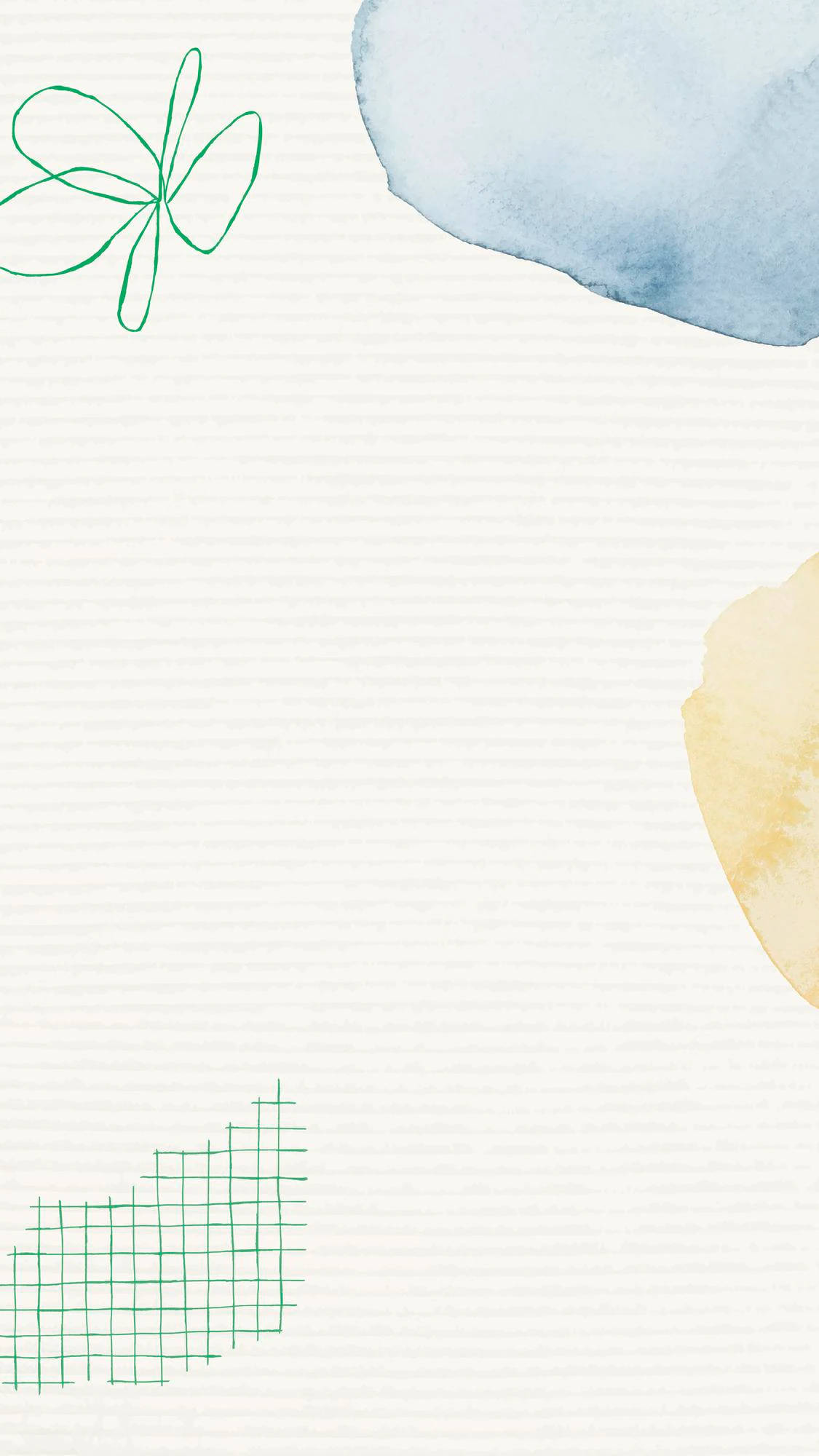 Cute Instagram, watercolor abstract, soft blue, Full HD Phone Wallpaper