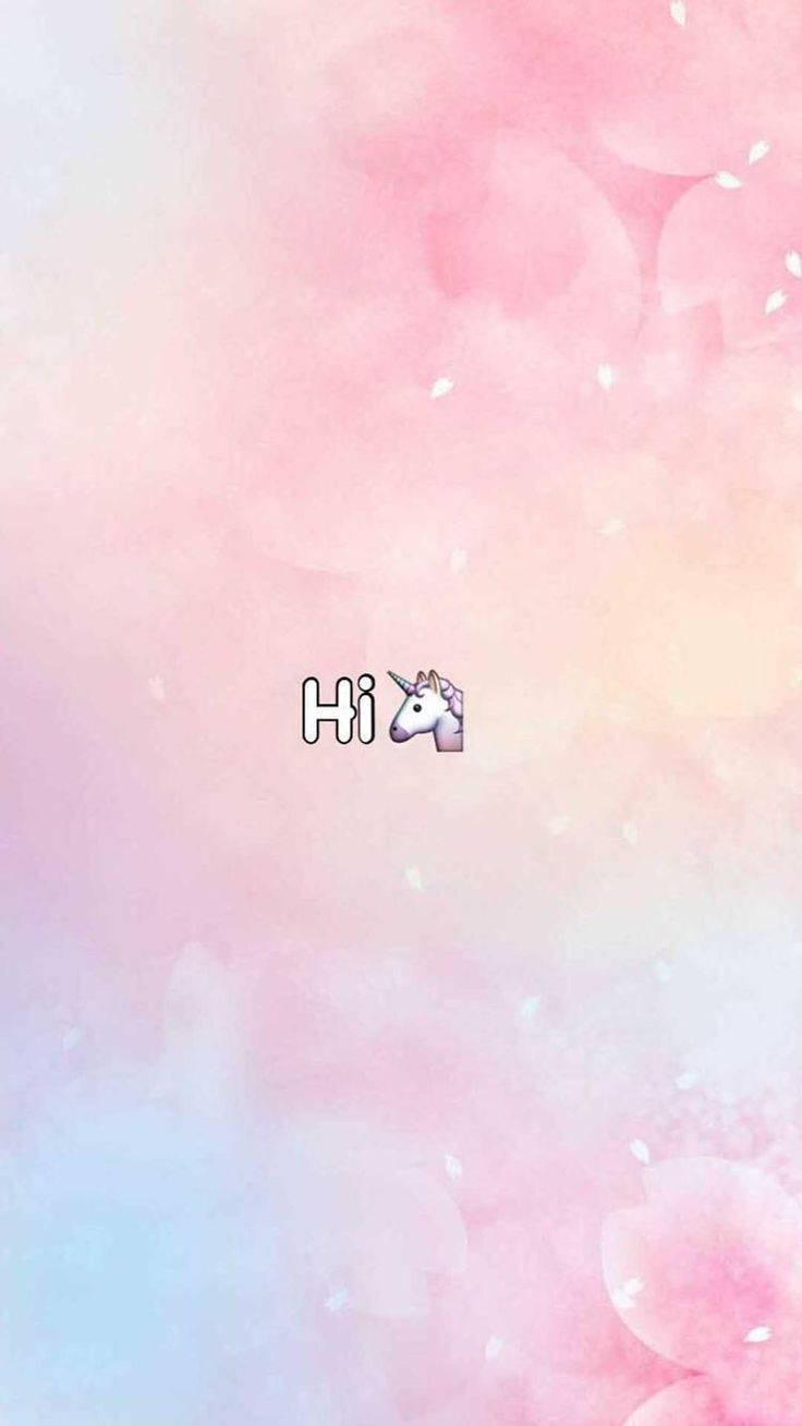 Cute Instagram, unicorn emoji, pastel gradient, HD Phone Wallpaper