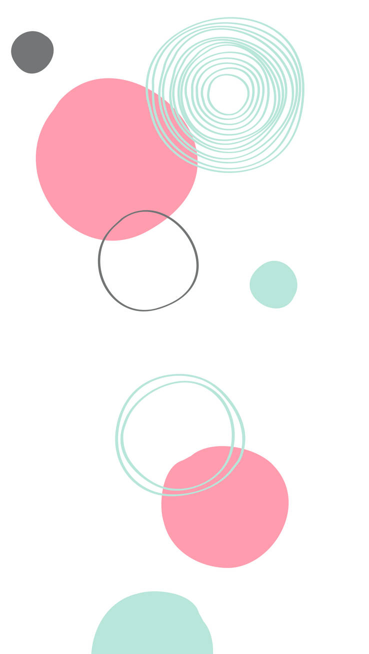 pink, teal, gray, HD Phone Wallpaper