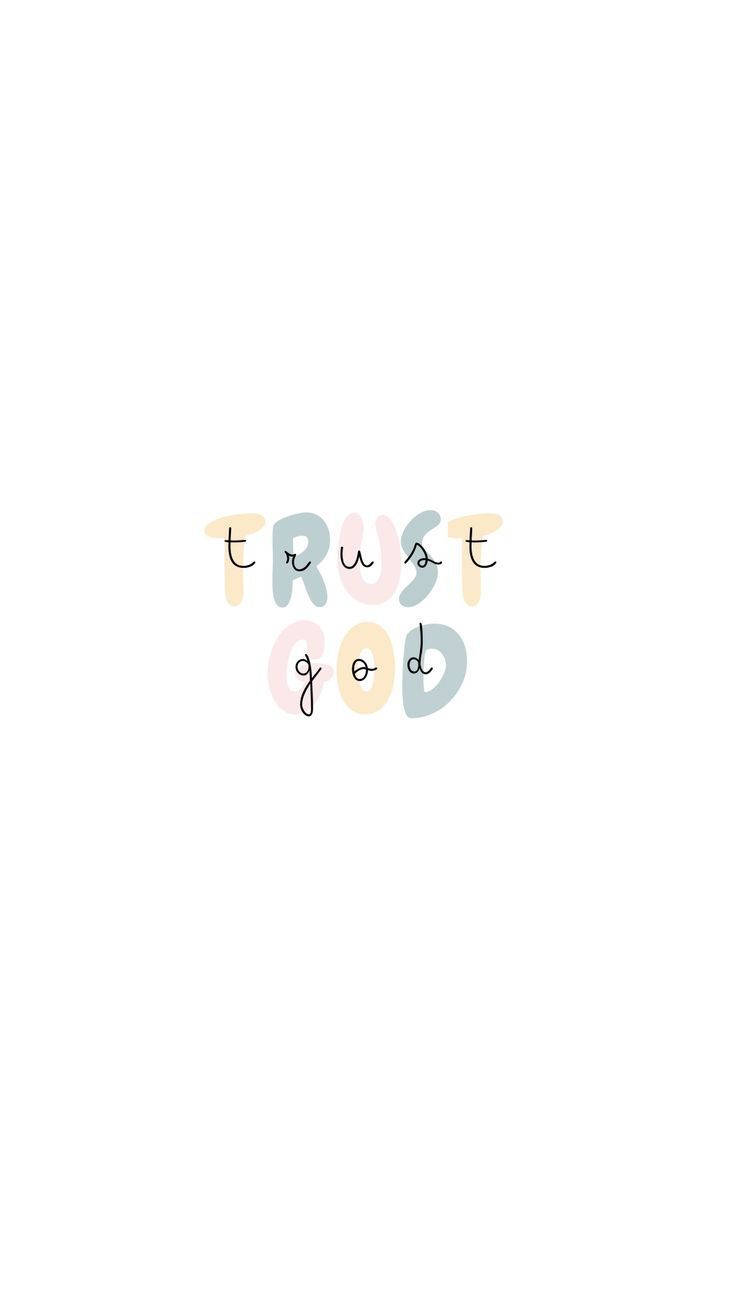 Cute Jesus, trust god, pastel-colored, HD Phone Wallpaper