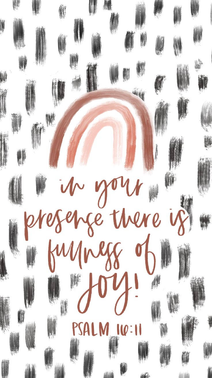 Cute Jesus, Psalm 16, rainbow arch, HD Phone Wallpaper