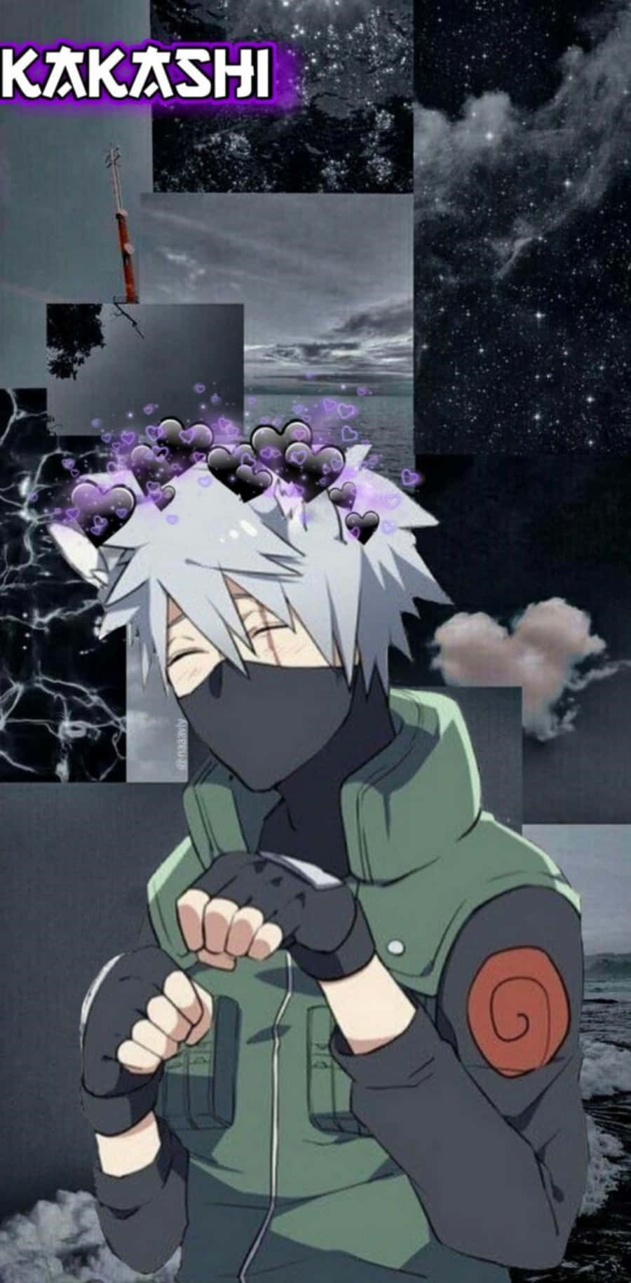 Kakashi, white spiky hair, mask, HD Phone Wallpaper