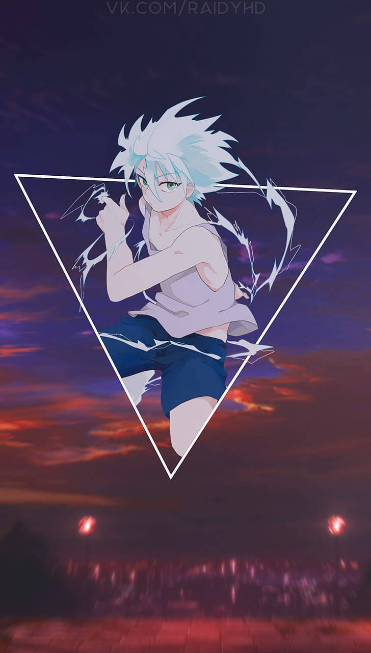 Cute Killua, anime boy, spiky-haired, HD Phone Wallpaper