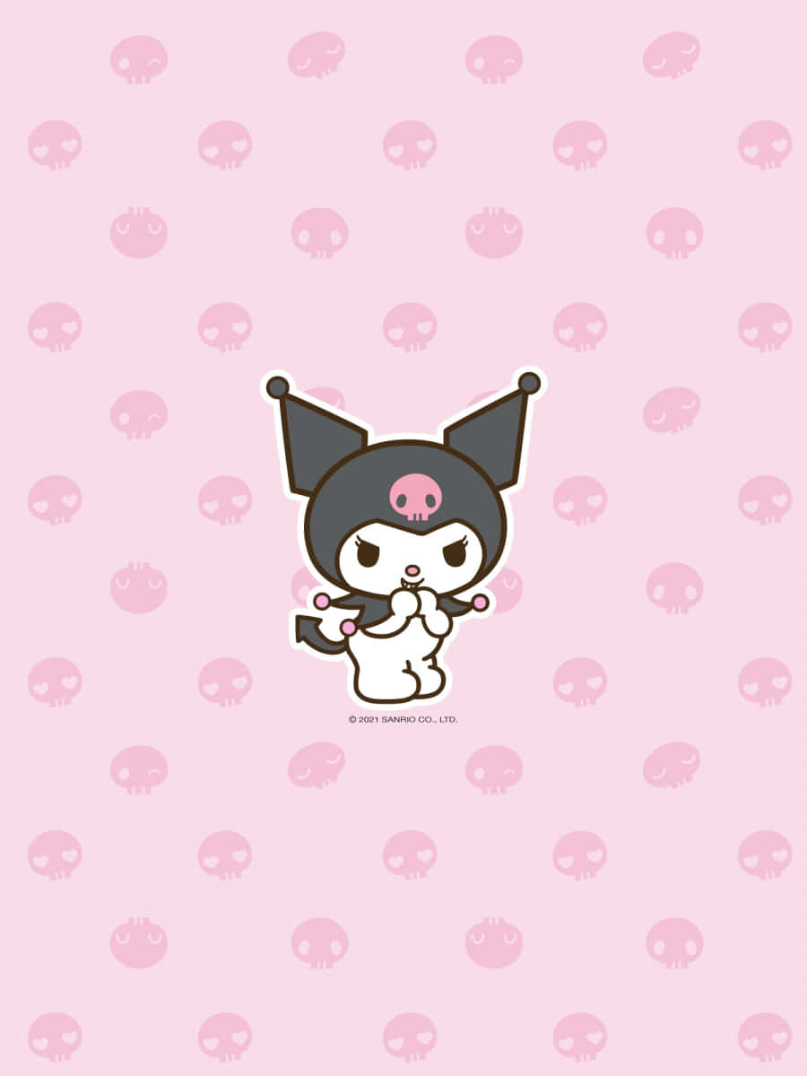 Cute Kuromi, alien, pink, SD Phone Wallpaper