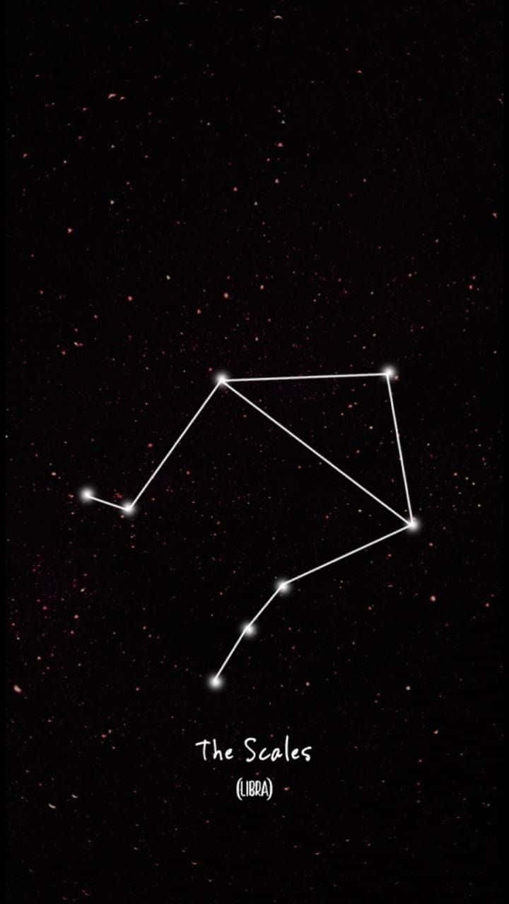 Cute Libra, Libra, starry black night sky, HD Phone Wallpaper