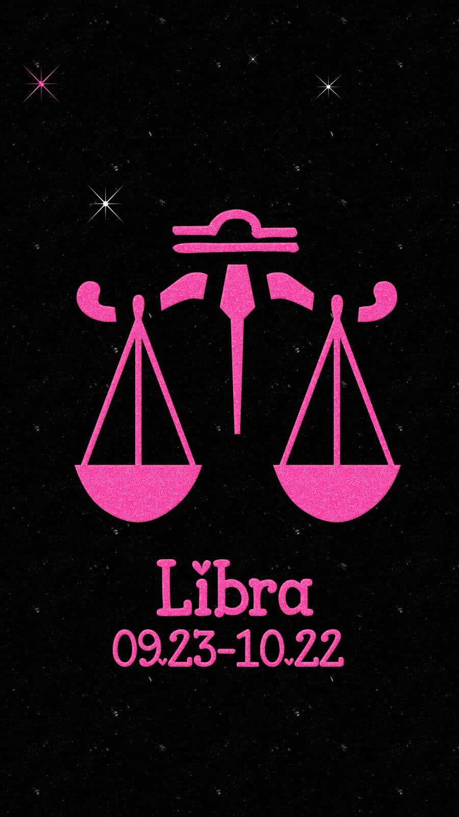 Libra, pink, zodiac symbol, HD Phone Wallpaper