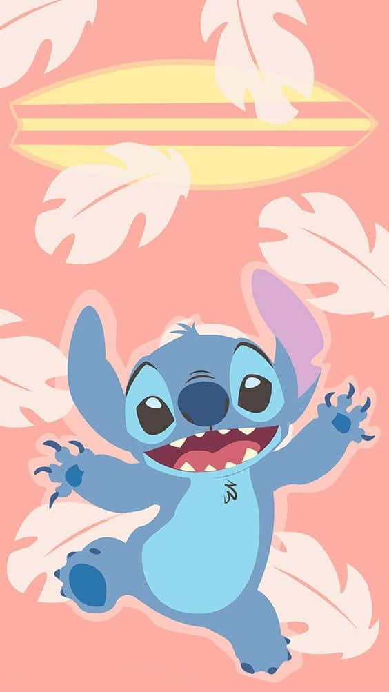 Stitch, blue, big eyes, SD Phone Wallpaper