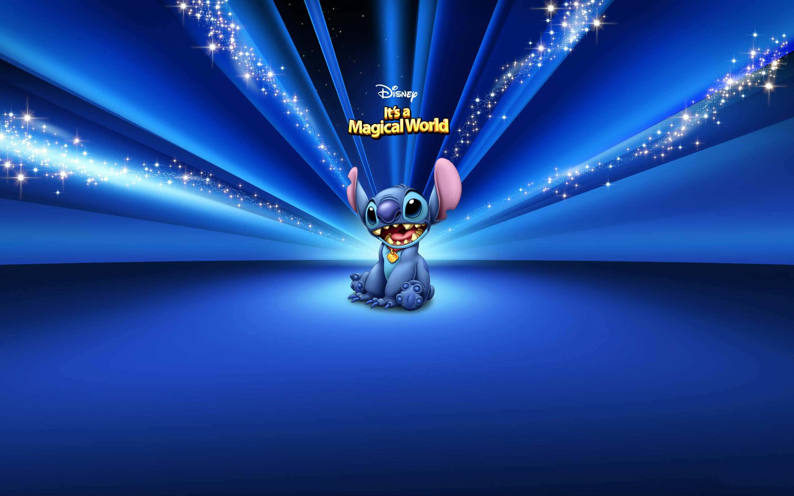 Lilo and Stitch, blue alien, big ears, 2K Desktop Wallpaper