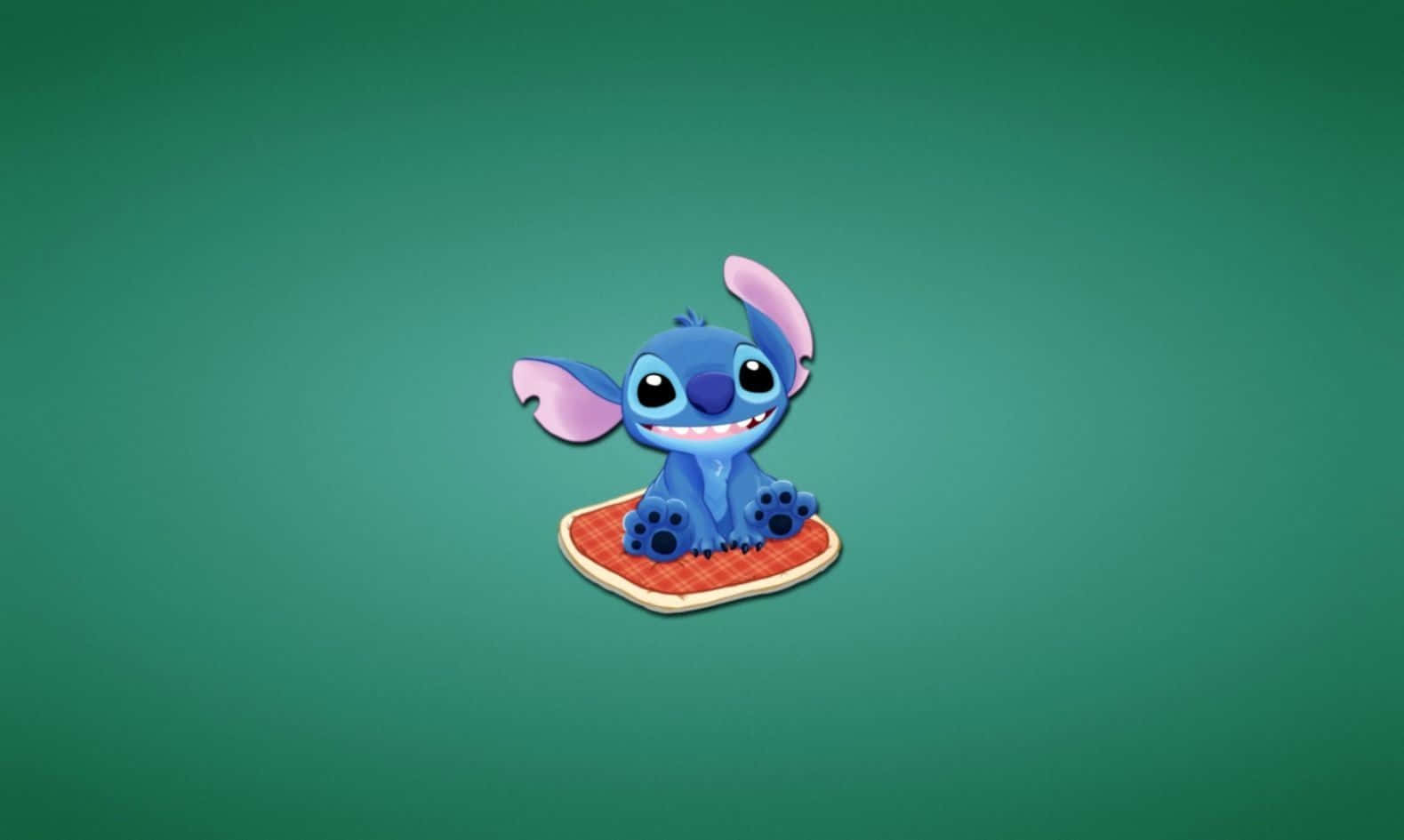 Lilo and Stitch, blue alien, pink ears, HD Desktop Wallpaper