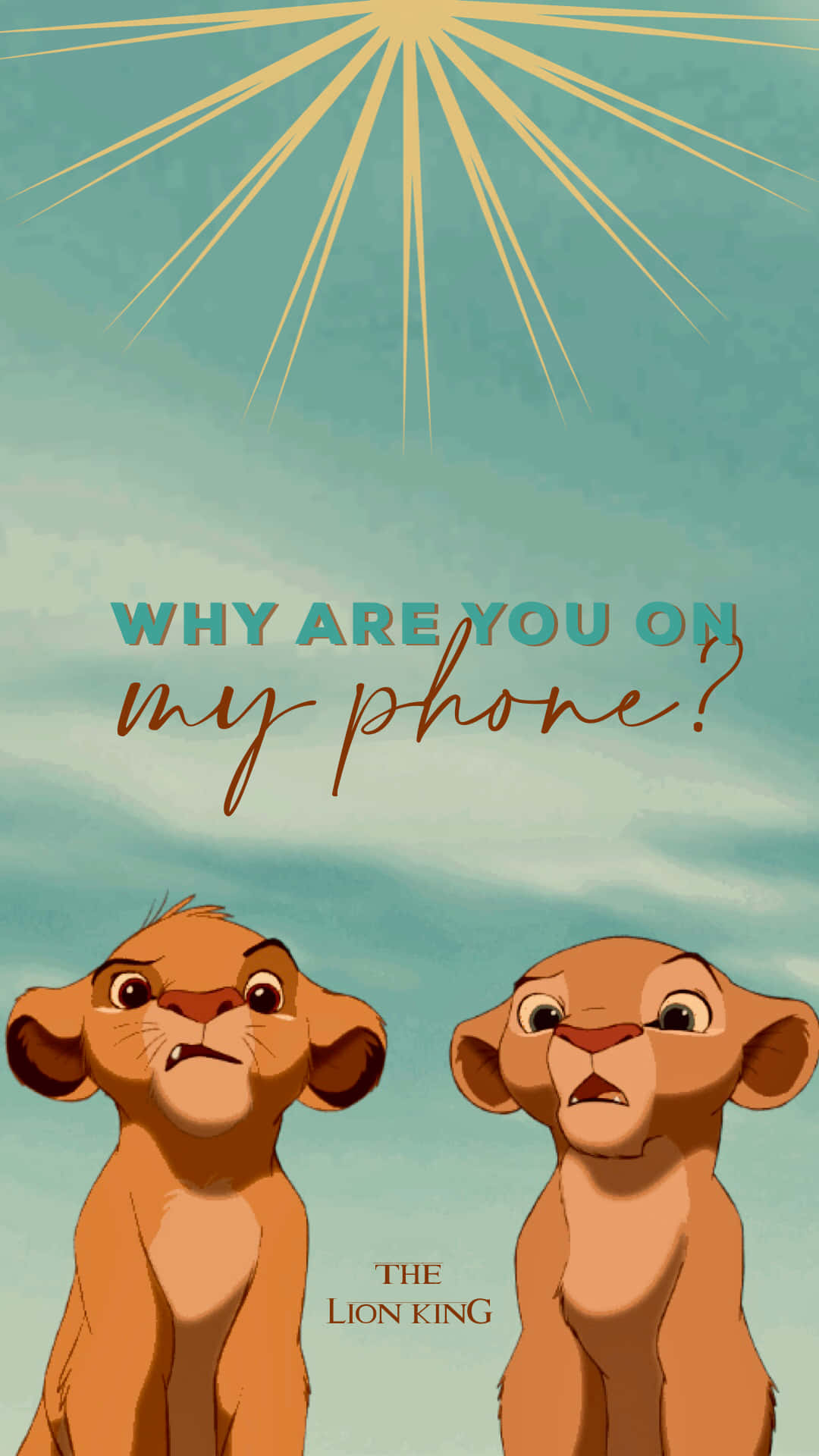 Cute Lion King, The Lion King, lion cubs, Full HD Phone Wallpaper