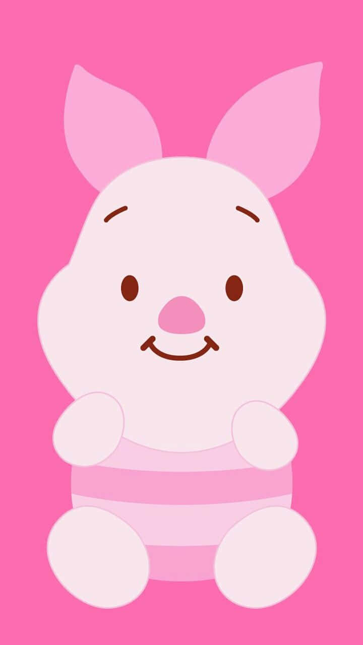 piglet, pink, striped shirt, HD Phone Wallpaper