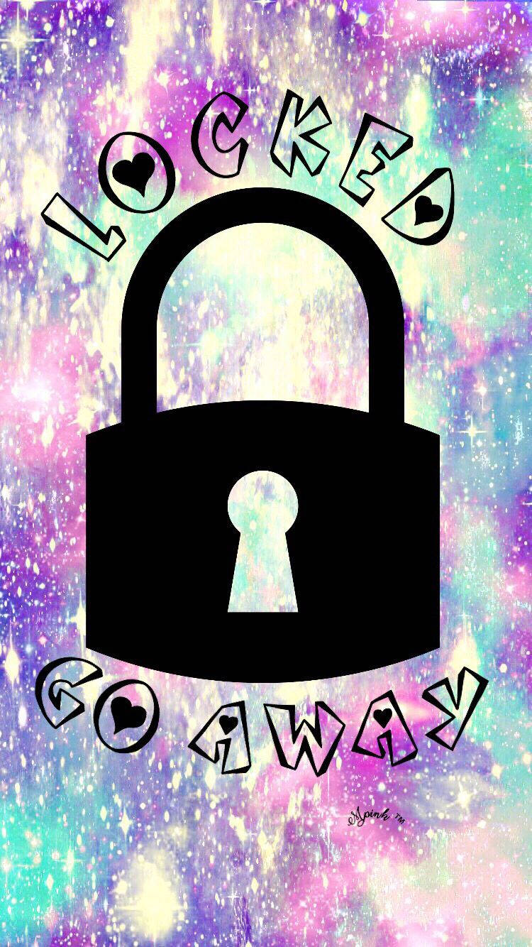 Girly Lock Screen, iPhone Lock, black padlock, HD Phone Wallpaper