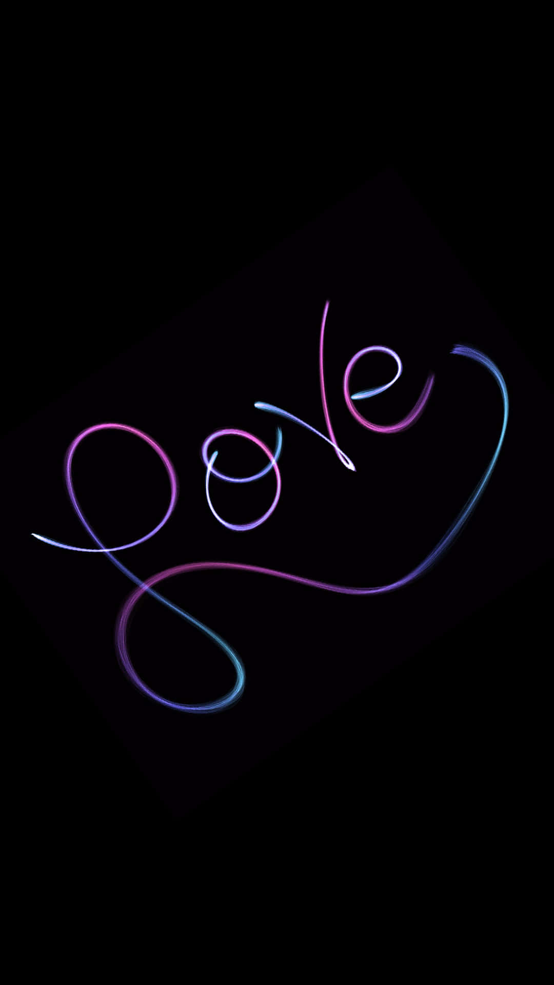 neon purple, neon blue, light trails, Full HD Phone Wallpaper