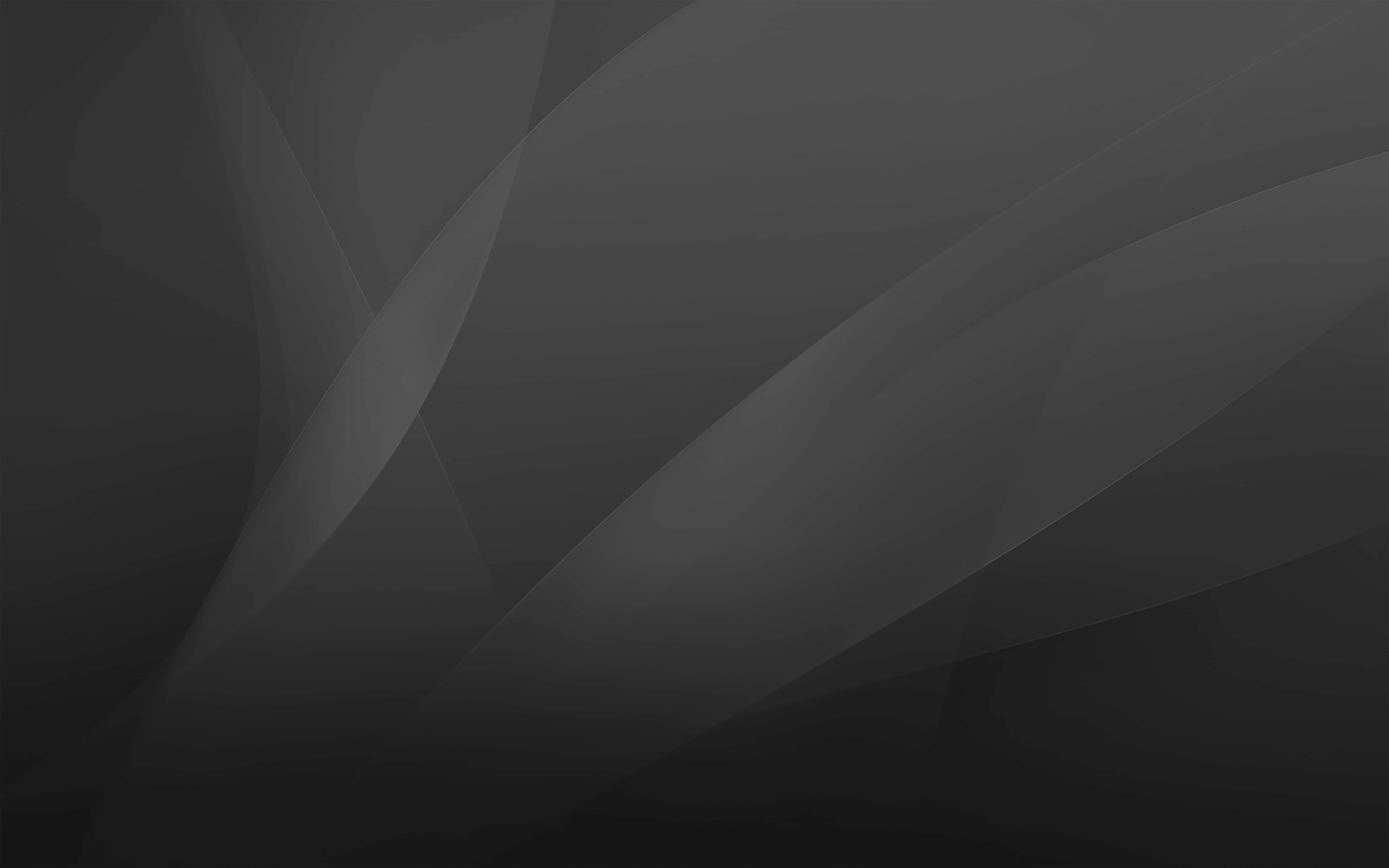 Mac Dark, dark gray, soft flowing gradients, 5K Desktop Wallpaper