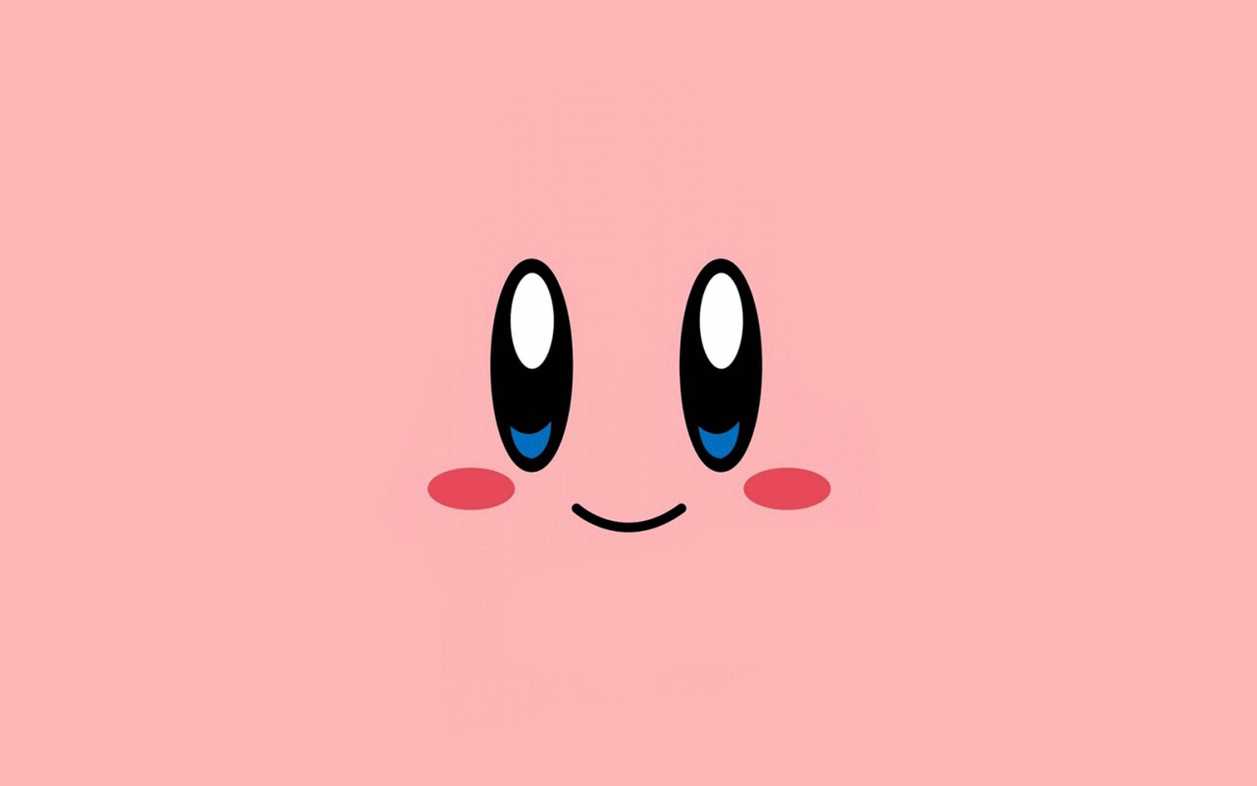 pink face, blue eyes, big eyes, 2K Desktop Wallpaper