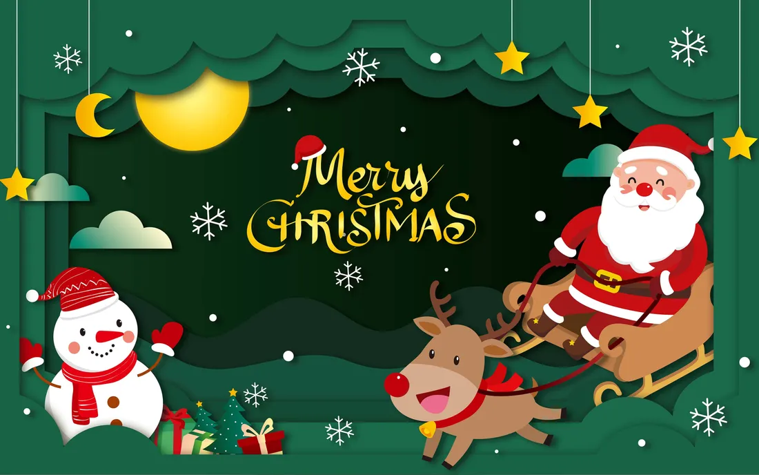 Cute Merry Christmas