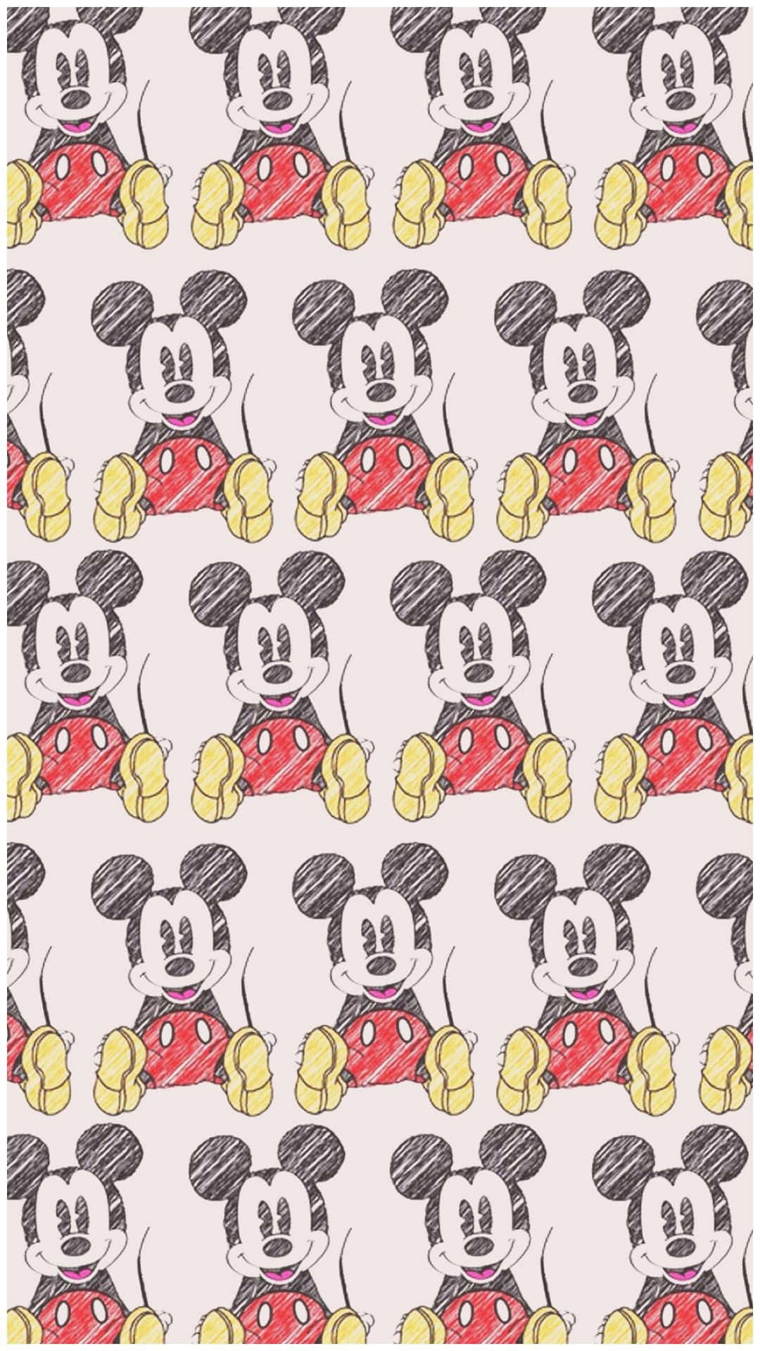 Cute Mickey Mouse, Mickey Mouse, red shorts, Full HD Phone Wallpaper