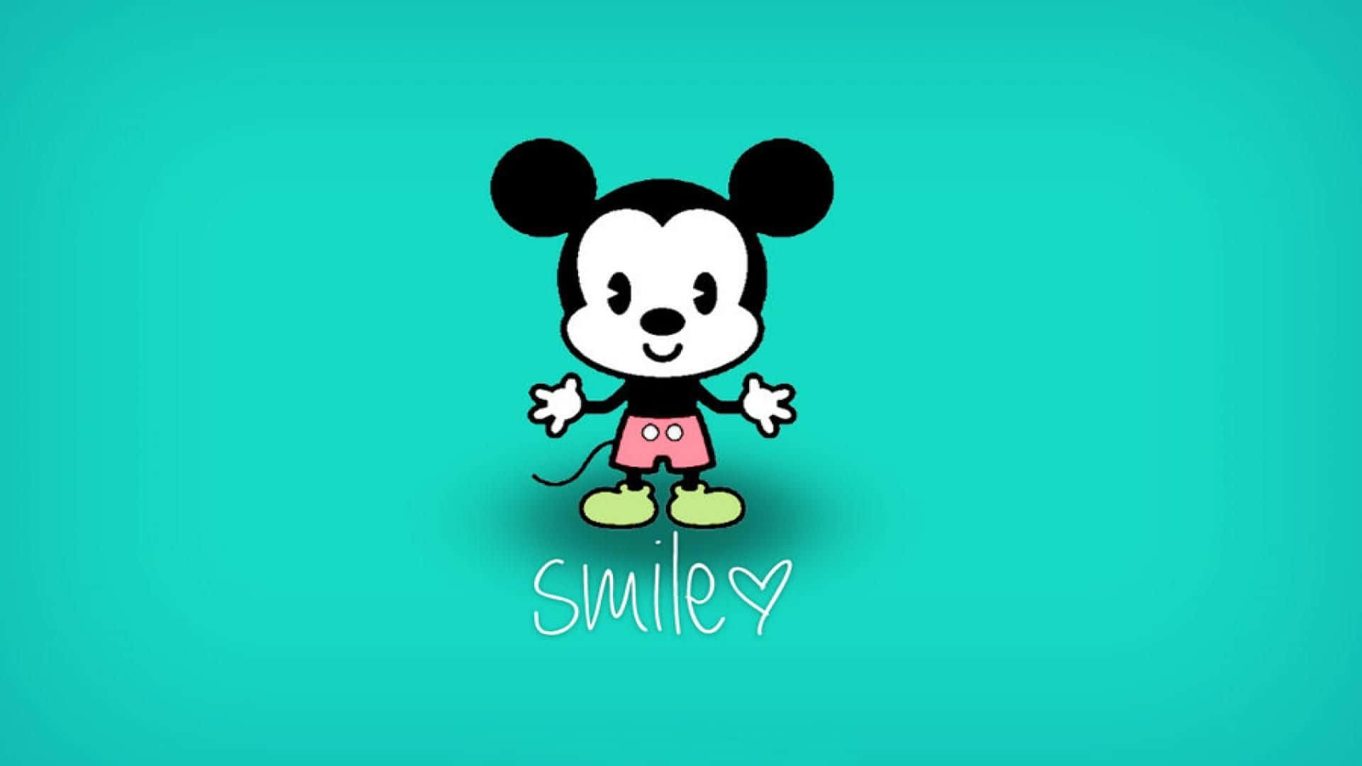 Cute Mickey Mouse, Mickey Mouse, pink shorts, Full HD Desktop Wallpaper