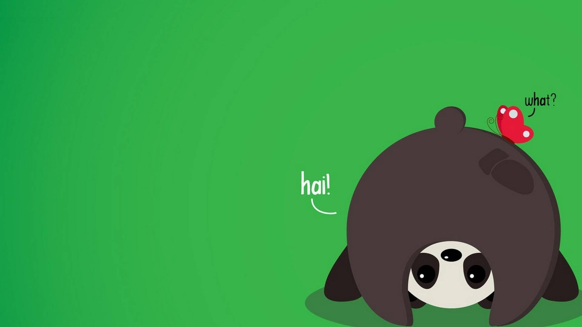 cute minimalist, cartoon sloth, green background, Full HD Desktop Wallpaper