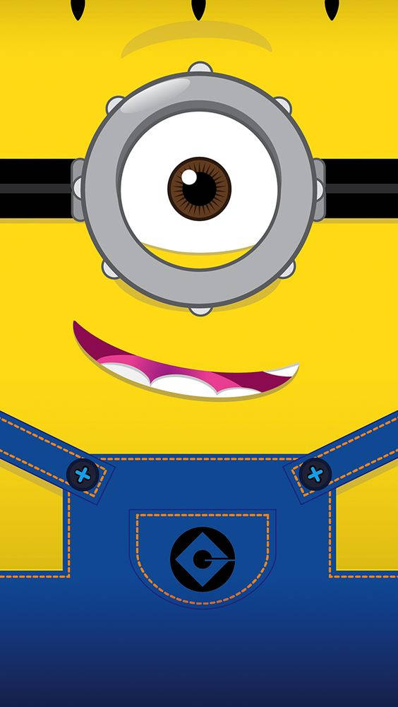 Minion, yellow, one large eye, SD Phone Wallpaper