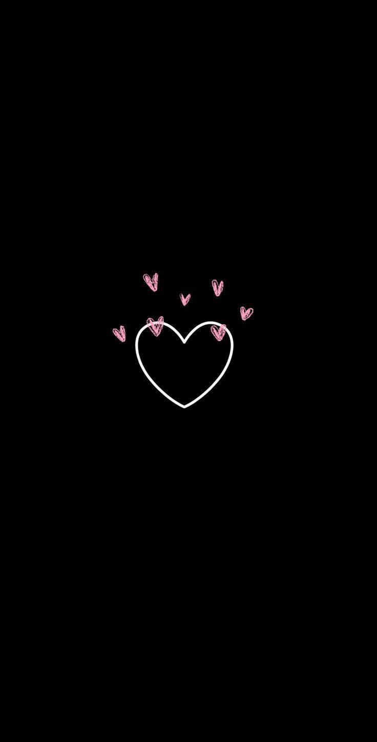 Cute Mobile, black, pink, HD Phone Wallpaper