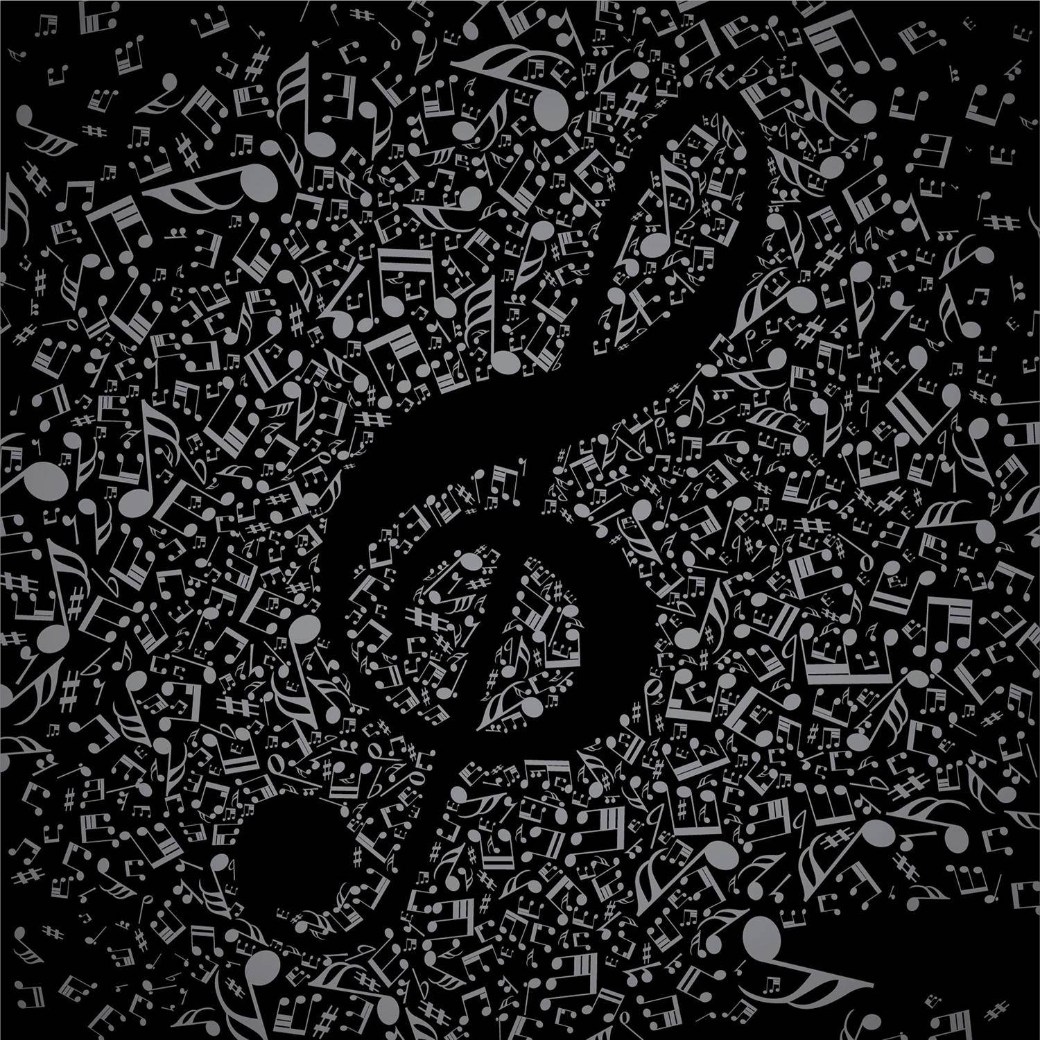 minimalist, cute music, treble clef, HD Desktop Wallpaper