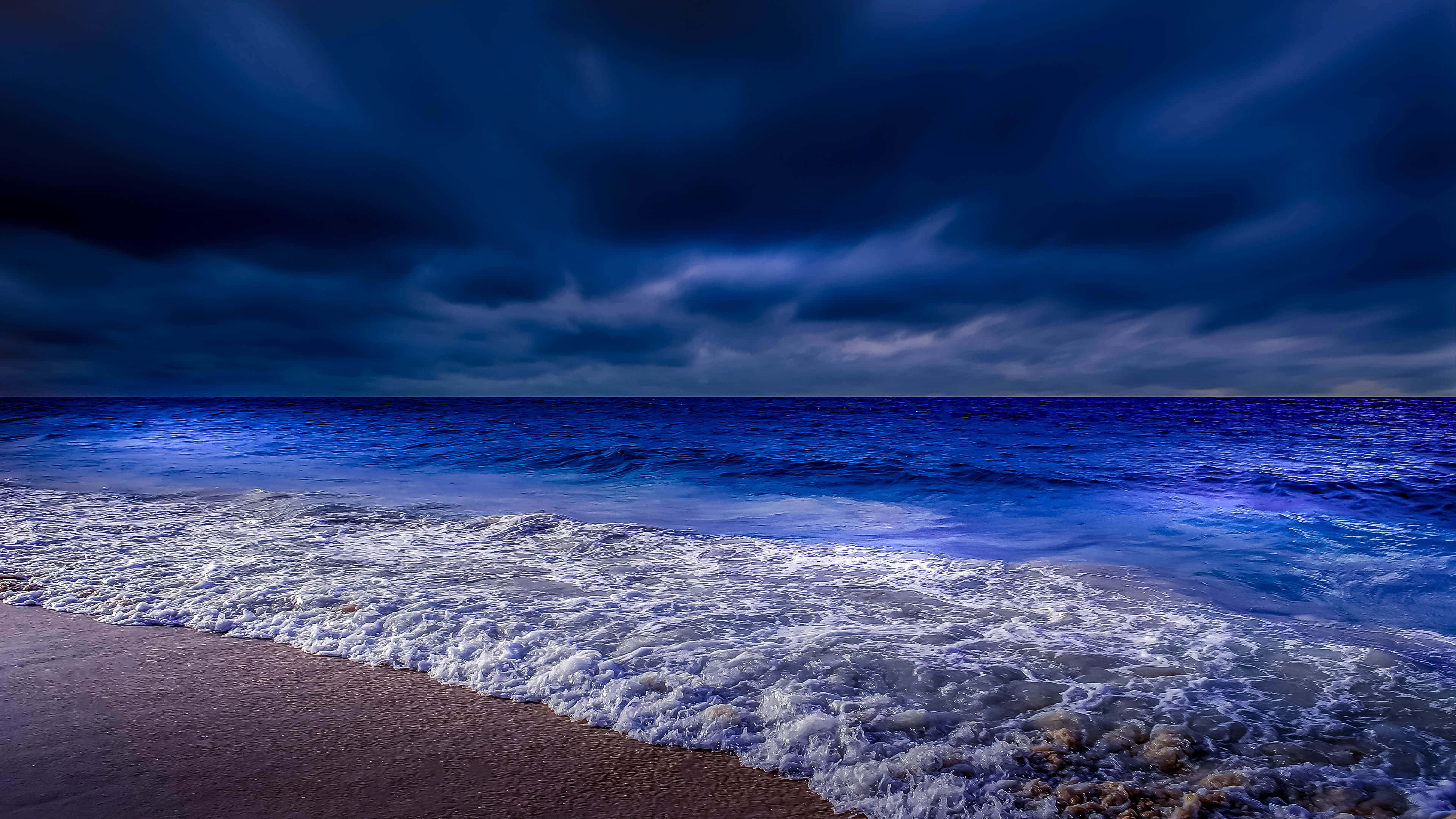4K, ocean, stormy ocean, 4K Desktop Wallpaper