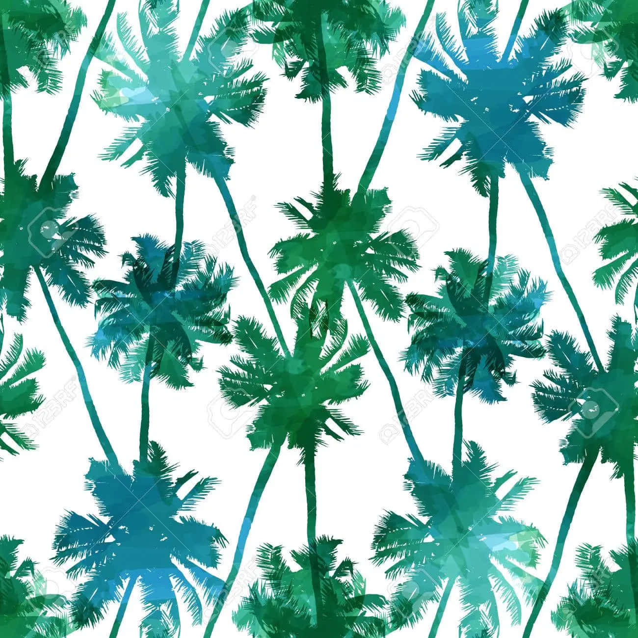cute palm tree, beach sand, vibrant green, HD Desktop Wallpaper