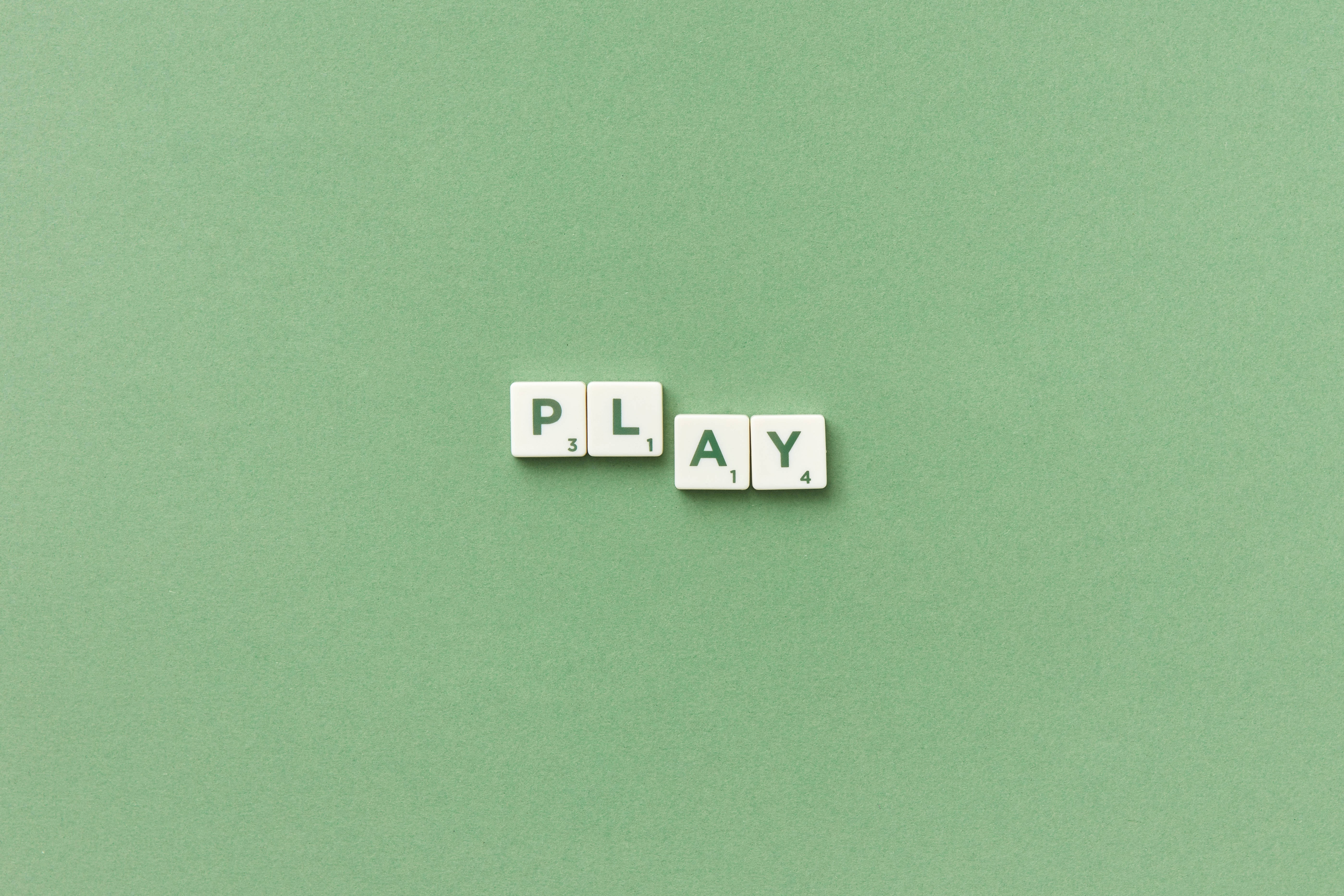 Scrabble tiles, play, white, 5K Desktop Wallpaper