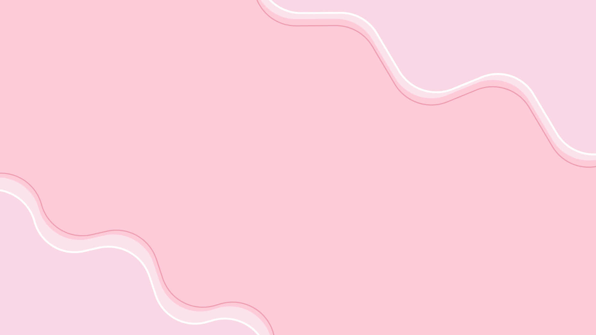 pastel pink, wavy abstract background, layered wavy white lines, Full HD Desktop Wallpaper