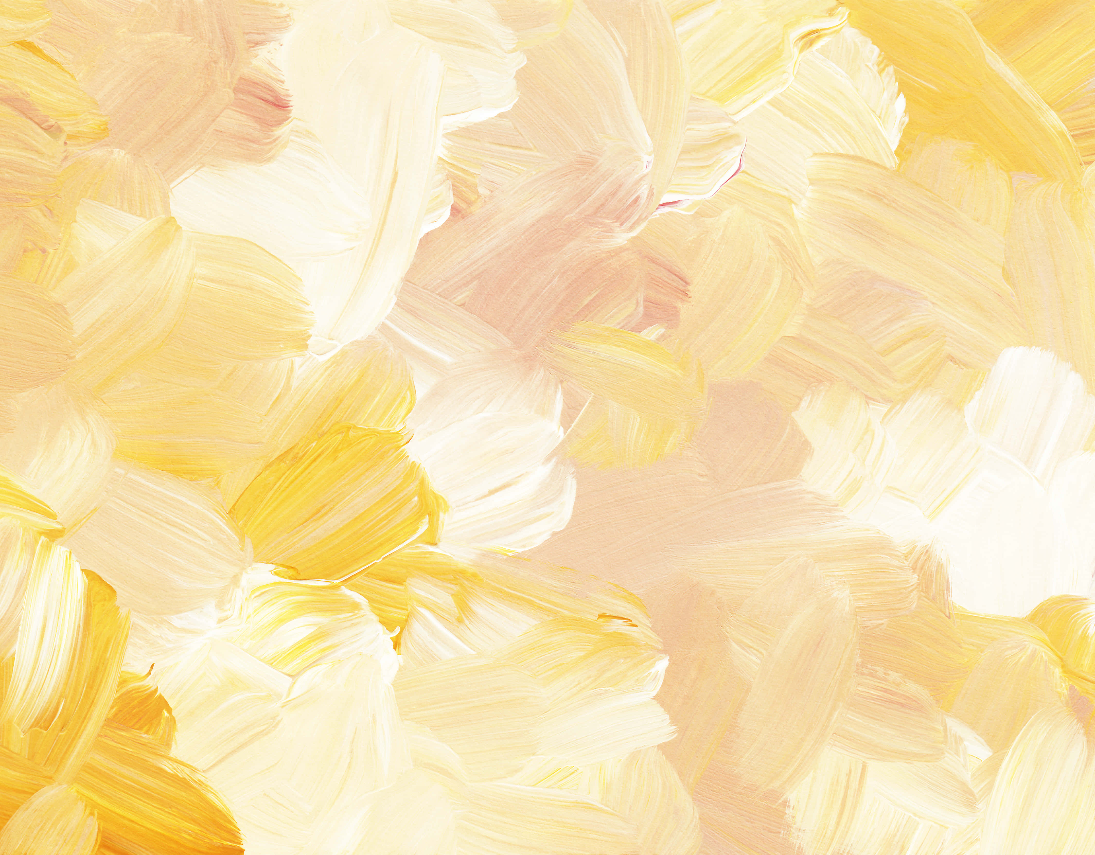 Cute Pastel Yellow, vibrant yellow, cream, 4K Desktop Wallpaper