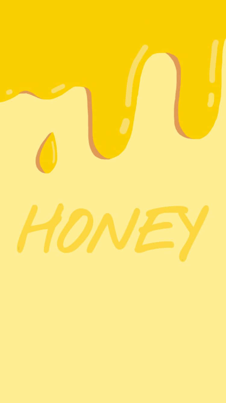 Cute Pastel Yellow, dripping honey, pale yellow background, HD Phone Wallpaper