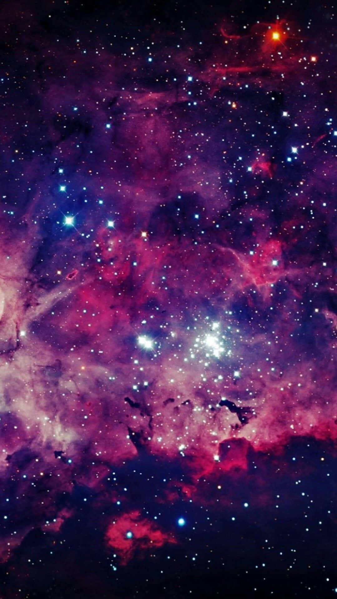 Cute Pastel Galaxy, magenta, indigo, Full HD Phone Wallpaper