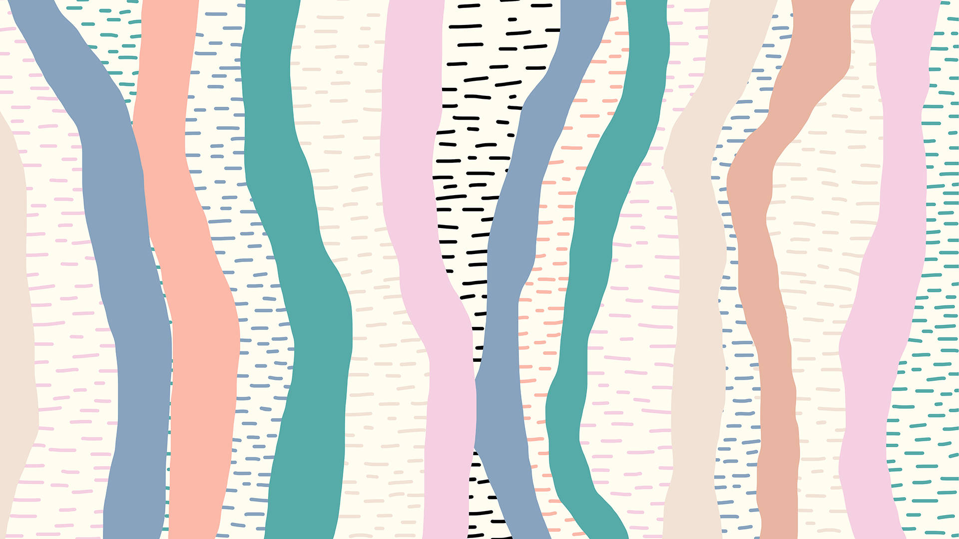 cute pastel, wavy lines, pastel stripes, Full HD Desktop Wallpaper