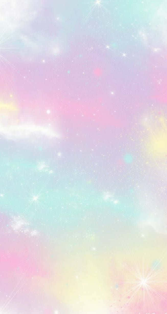 Cute Pastel Galaxy, pastel galaxy, soft pink, SD Phone Wallpaper