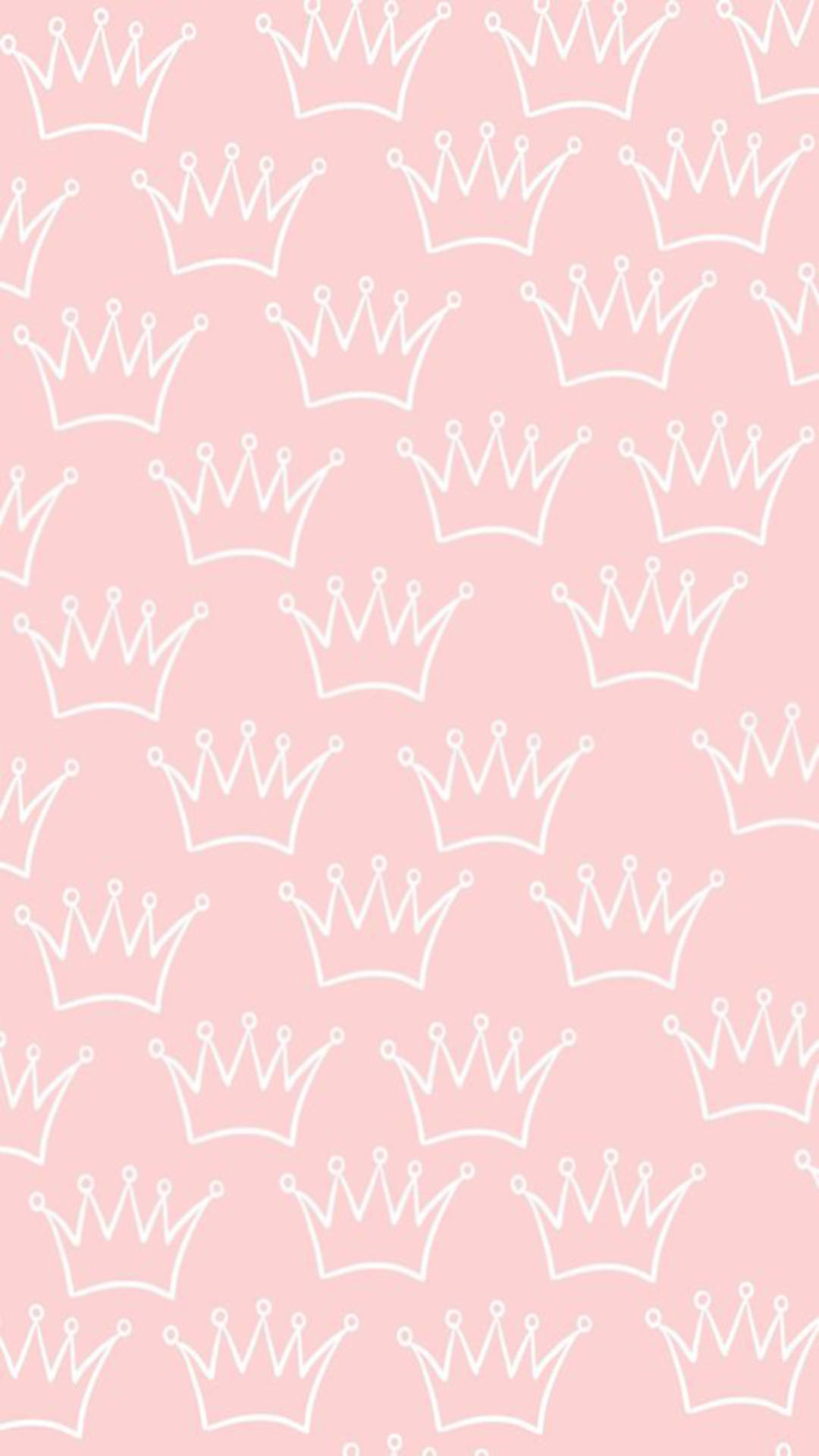 Instagram Story, crown patterns, soft pink, Full HD Phone Wallpaper