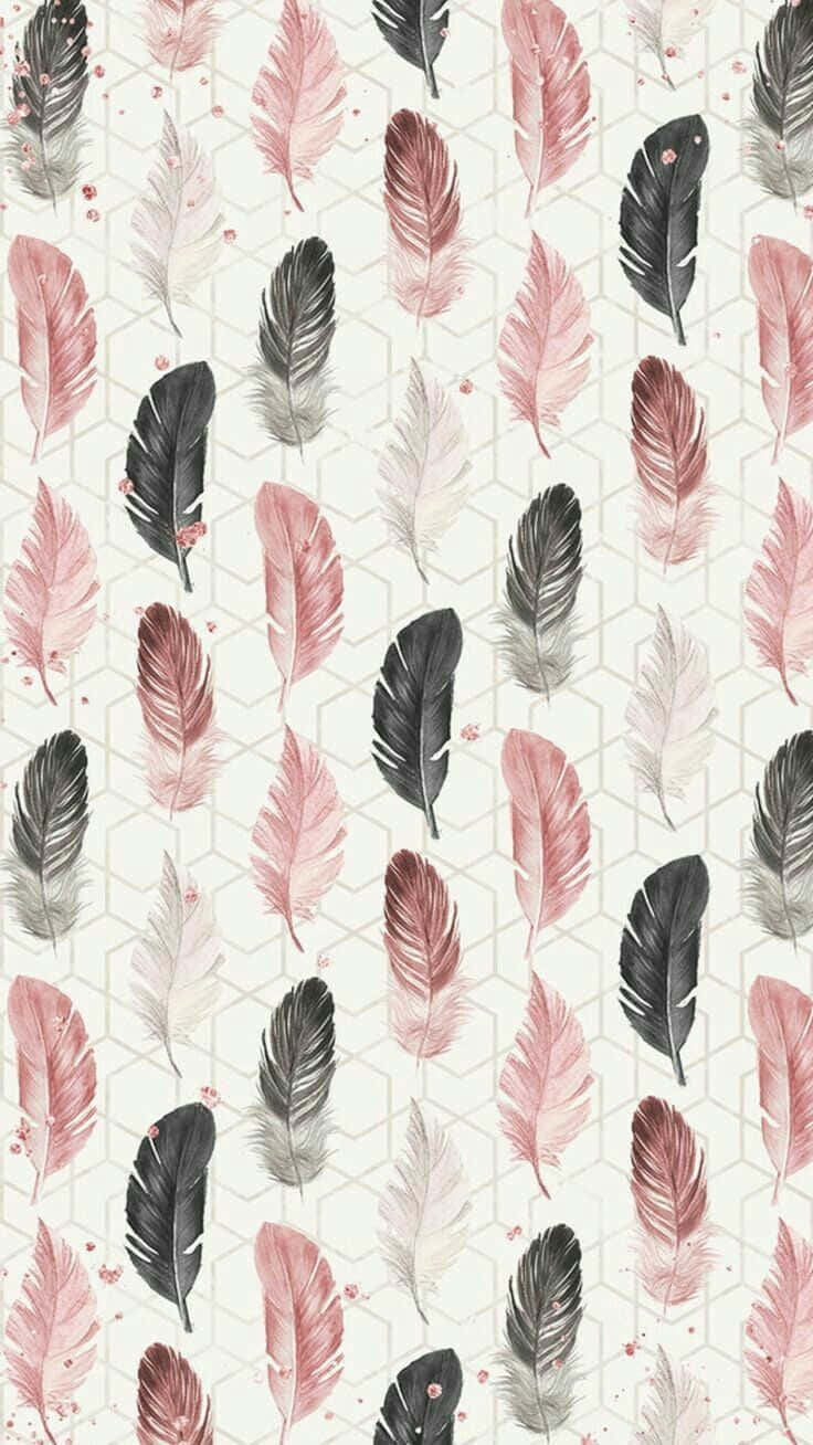 navy, lime green, feathers, HD Phone Wallpaper