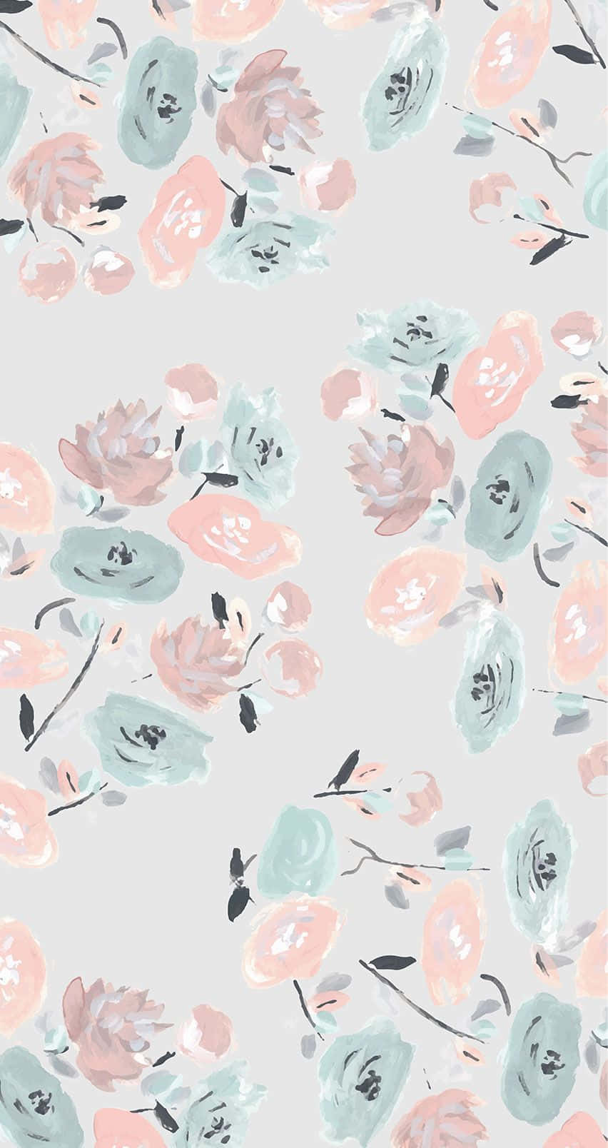 pastel pink, mint, light gray, HD Phone Wallpaper