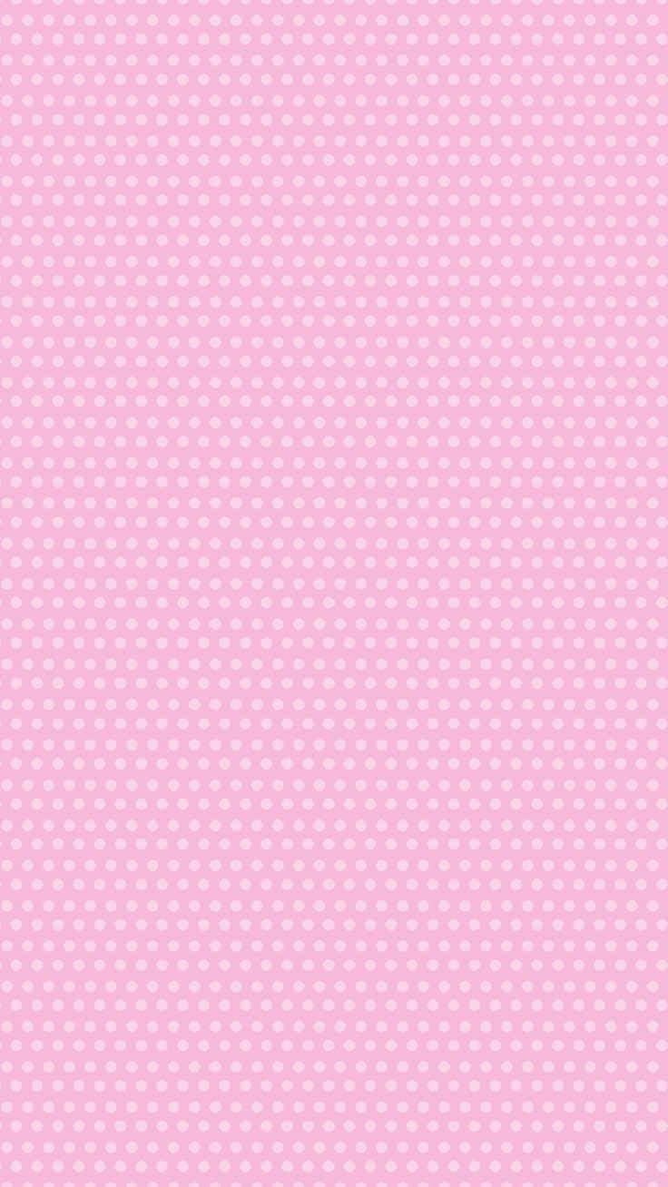 cute pattern, soft pink, white polka dots, HD Phone Wallpaper