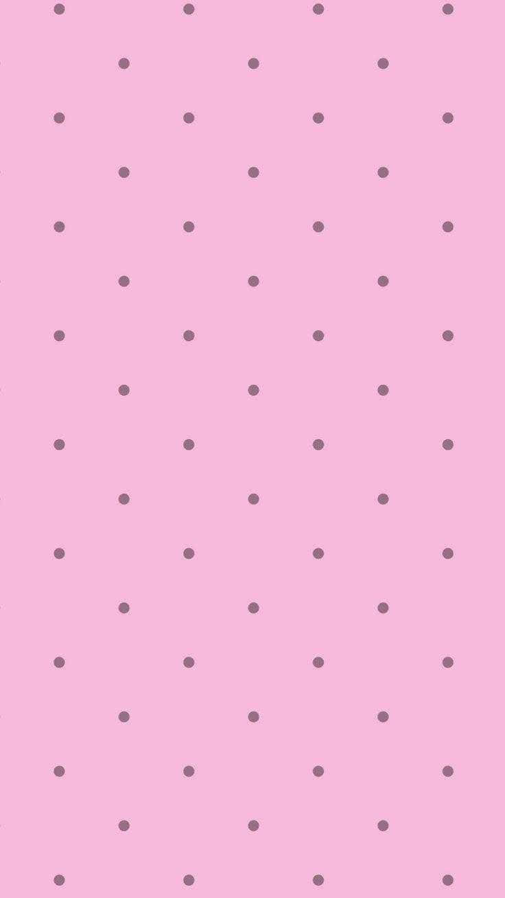 pink, muted gray polka dots, subtle grid pattern, HD Phone Wallpaper