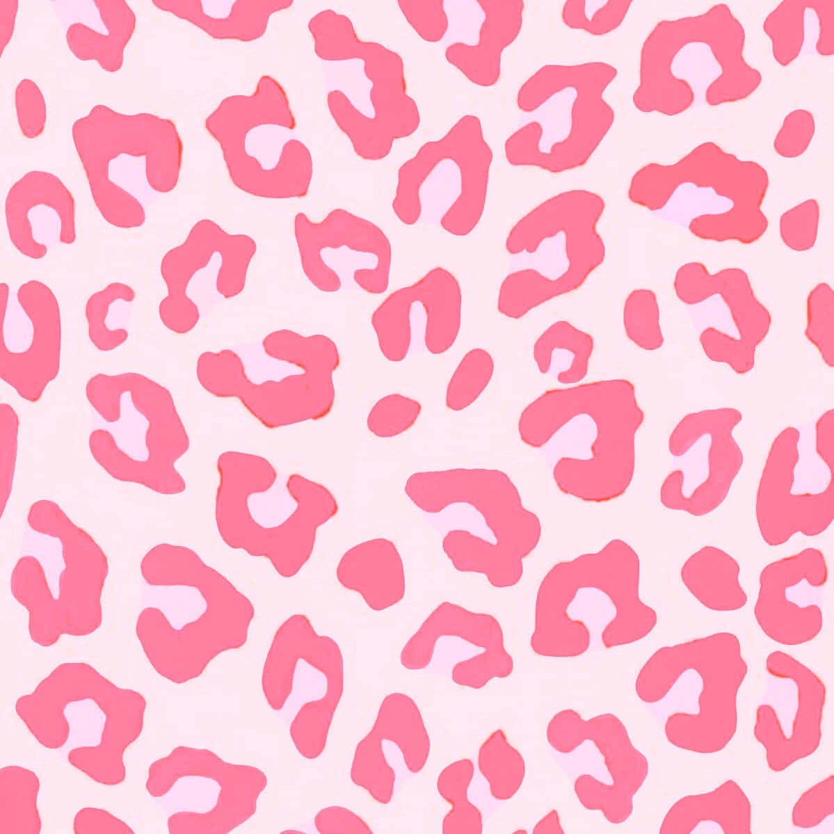 pink leopard print, soft white spots, pale background, SD Desktop Wallpaper