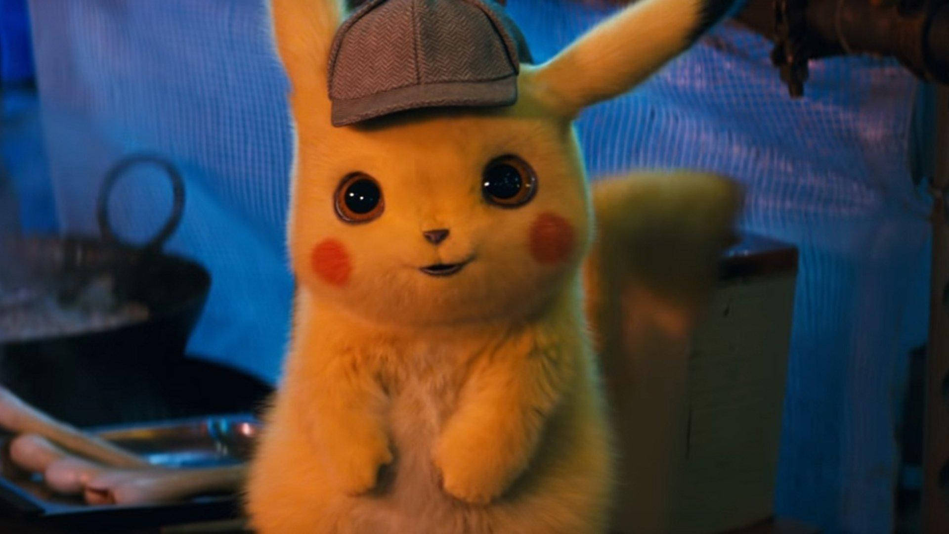 Pikachu, 3D, detective cap, Full HD Desktop Wallpaper