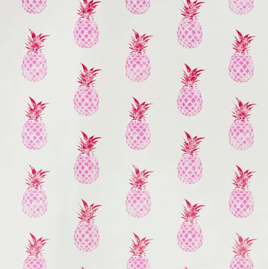 cute pineapple wall pattern, pink pineapples, textured skin, SD Phone Wallpaper