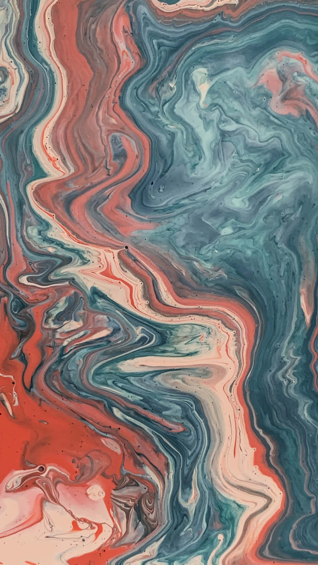 pink, orange, abstract swirls, Full HD Phone Wallpaper