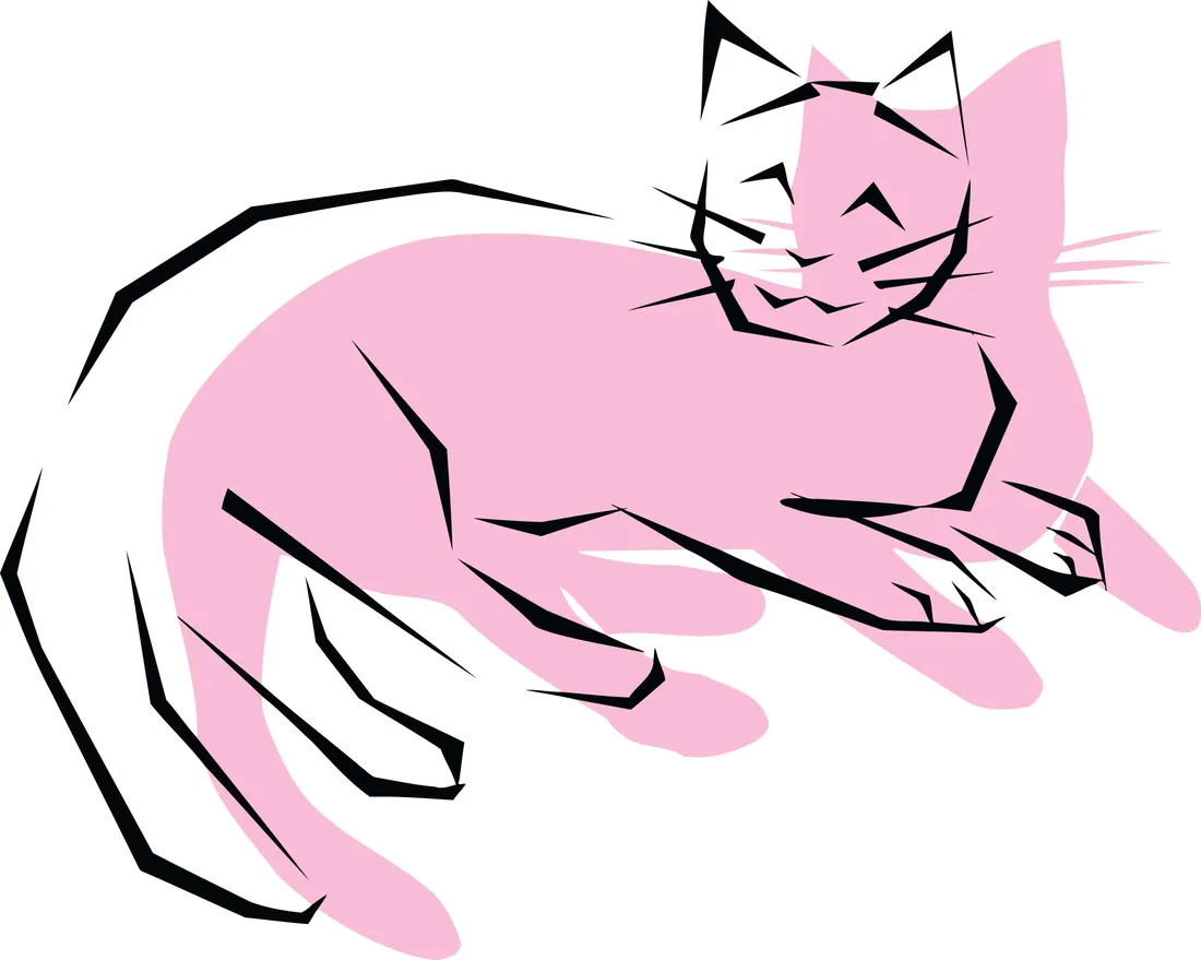 Cute Pink Cat